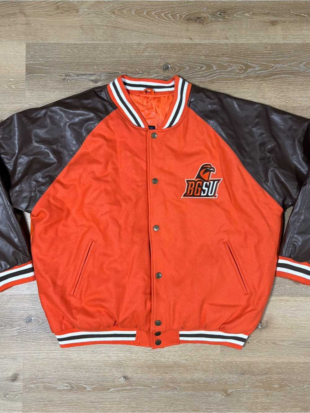 vintage Steve & Barry's Bowling Green State University varsity jacket XXL